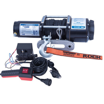 Rock El-trailerspil RP3500 med tov – 3,1 HK (2,3 kW) – Trækkapacitet 1589 kg