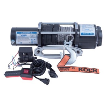 Rock El-trailerspil RP5000 med tov – 3,8 HK (2,8 kW) – Trækkapacitet 2268 kg