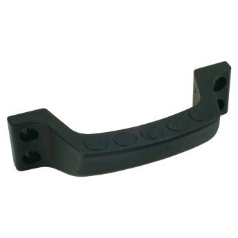 Roca håndtag/fodtrin sort, 165x42mm