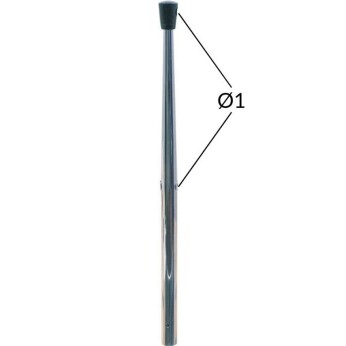 Scepter m/plast top, Ø 25,4mm