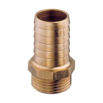 Guidi slangestudse udv. gevind messing 1/4”, 8mm