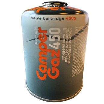 Camper Gasdåse 450 gr. ventil 7/16 NS EN 417