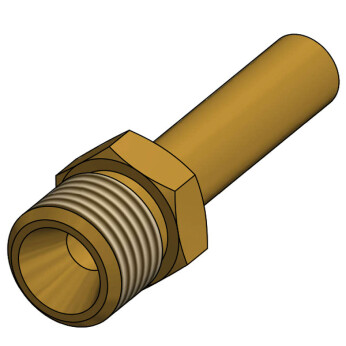 Gas Ø8 mm rørstuds - LH1/4' gevind