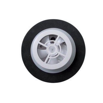 Solcelle ventilator m/batteri og kontakt, Ø220mm