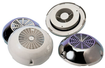 Roca ventilator komplett, rustfrit stål 487220