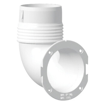 Nuova Rade slangeadapter Ø70/76mm, 90º