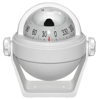 Riviera kompas m/bøjle Stella 2 ½', hvid