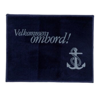 Velkommen ombord måtte, firkantet