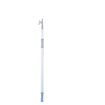Bådshage justerbar hvid Ø25/30mm 120-210cm