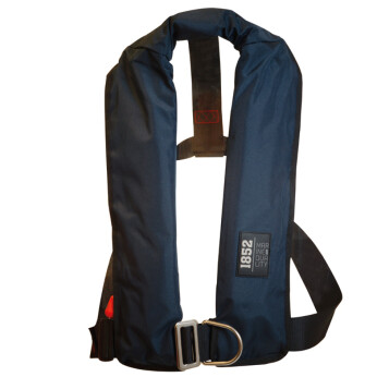 1852 Classic automatisk redningsvest navy m/harness 150N ISO