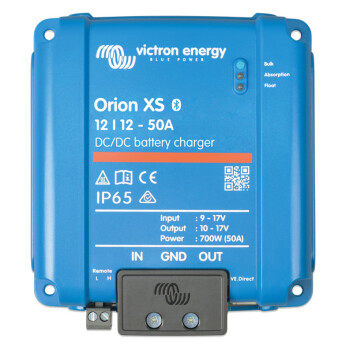 Victron Orion XS DC-DC Galvanisk Lader – 12/12V, 50A med Bluetooth og Isolation