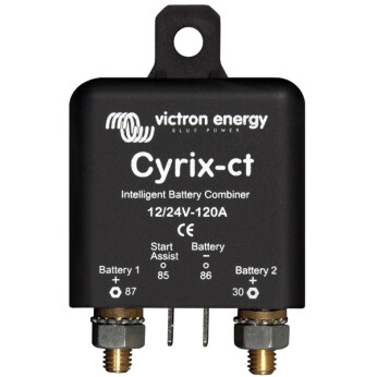 Victron Cyrix-CT Mikroprocessor Relæ – 12/24V, 120A Automatisk Batterikobling
