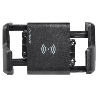 ROKK Nano Telefonholder med trådløs lader 10W, 12/24V