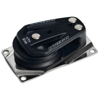 Rutgerson RAW Skildpadde blok 50mm flad plade