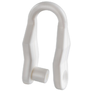 Sjækel hvid nylon Ø8mm