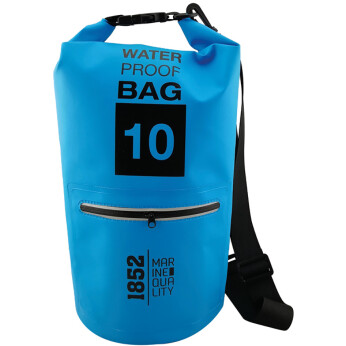 1852 Vandtæt Taske Blå 10L – Drybag med Rullelukning til Sejlads og Outdoor