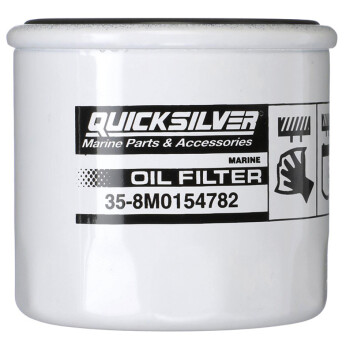 Quicksilver 8M0154782 Oliefilter til forskellige marinemotorer