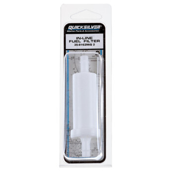 Quicksilver 816296Q2 Inline brændstoffilter til 5/16' (8mm) brændstofslange
