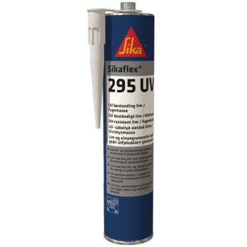 Sikaflex 295UV PU-rudelim sort, 300ml