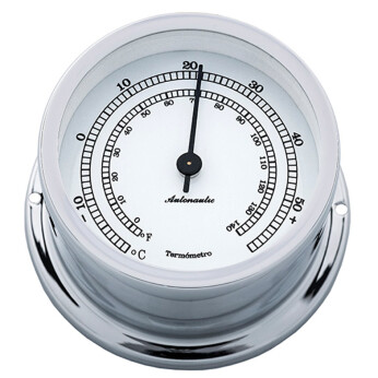Autonautic Minor 72 termometer Ø72/50 mm forkromet messing