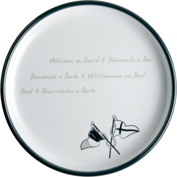 MB Welcome on board dessert tallerken Ø21 cm